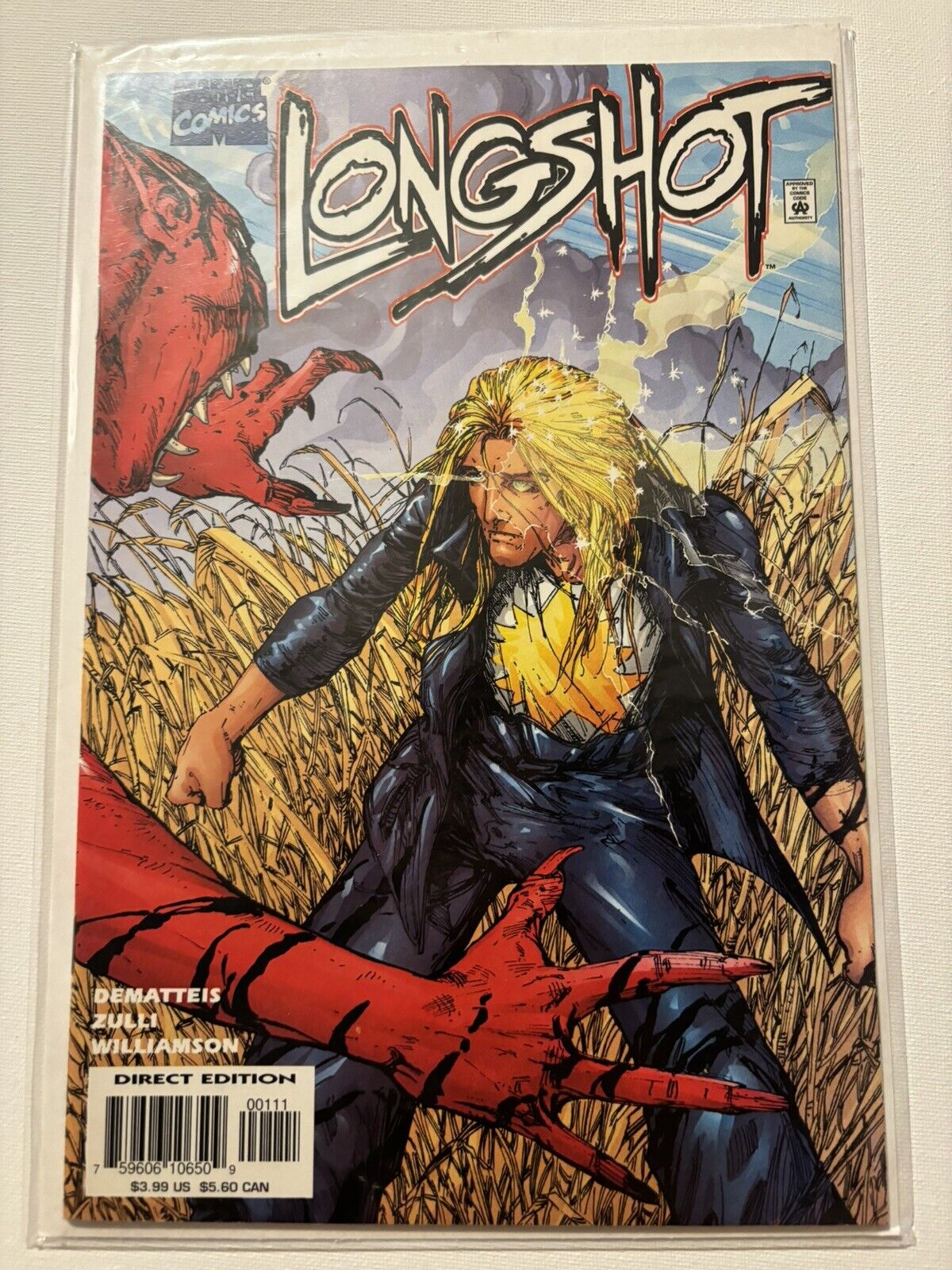 Longshot #1 (Marvel, February 1998)