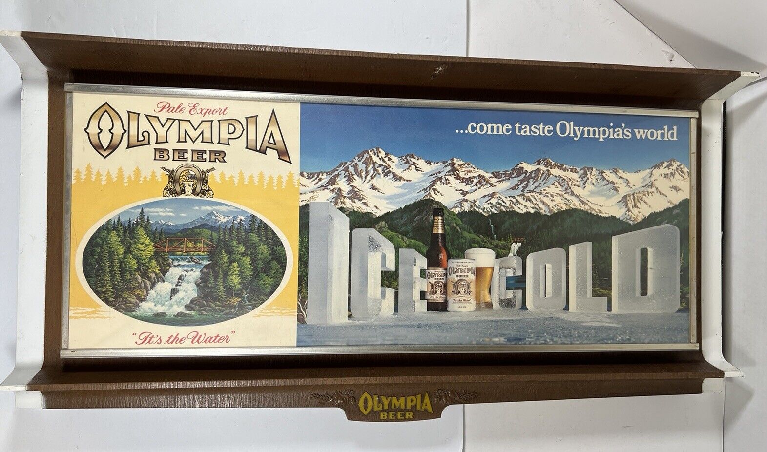 Vintage Olympia Beer Sign.