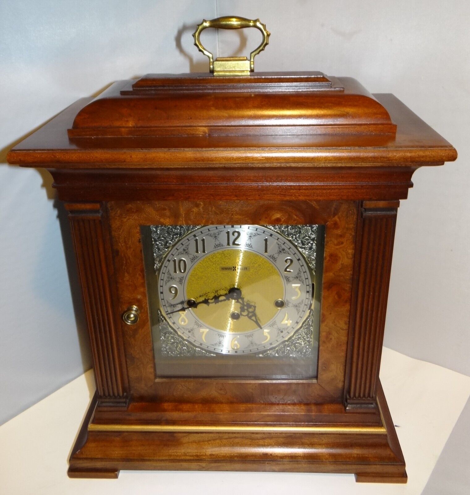 Howard Miller THOMAS TOMPION 8 Day Mantel Clock 612-436 With key