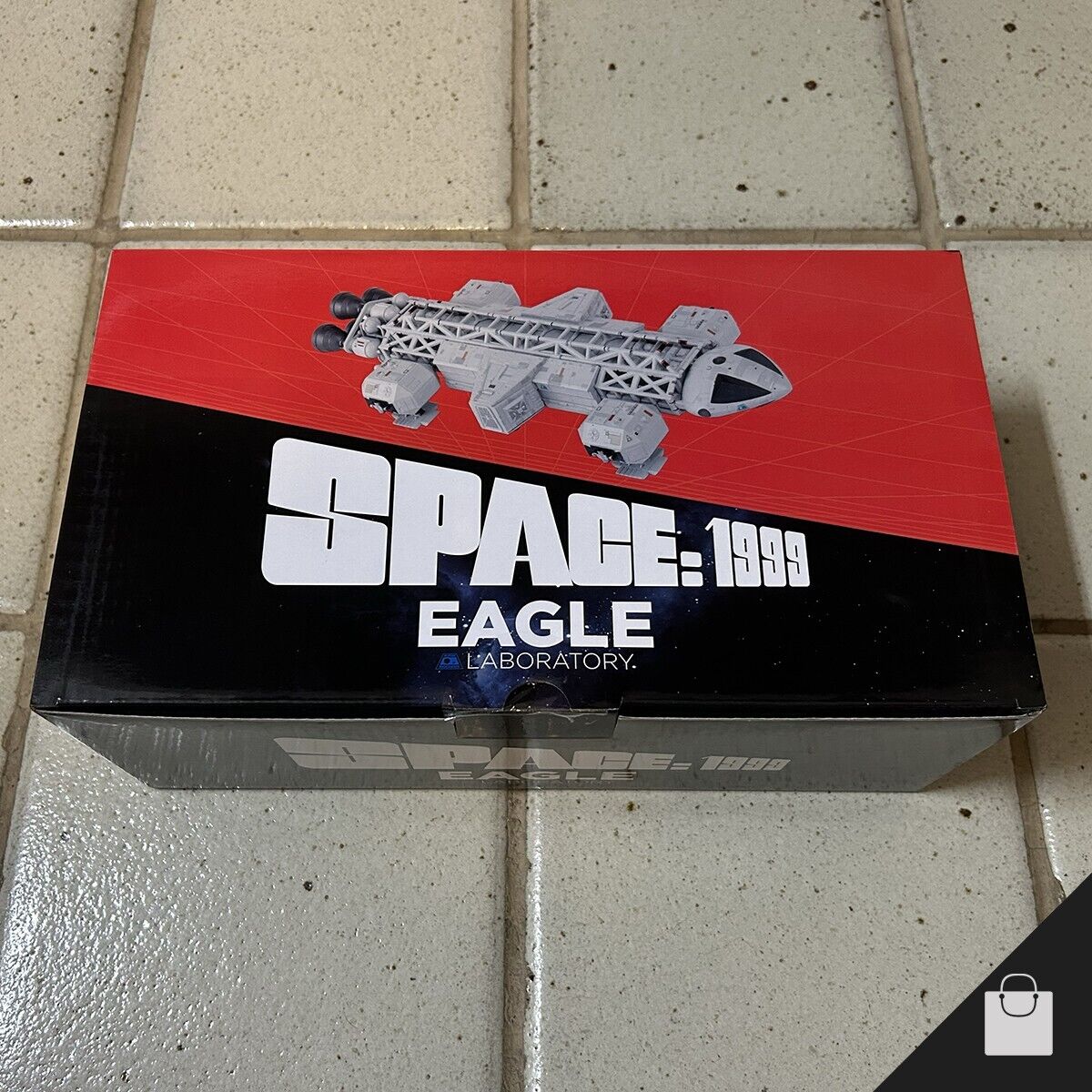Space 1999 Eagle Transporter With Laboratory Ship Official Eaglemoss Replica New