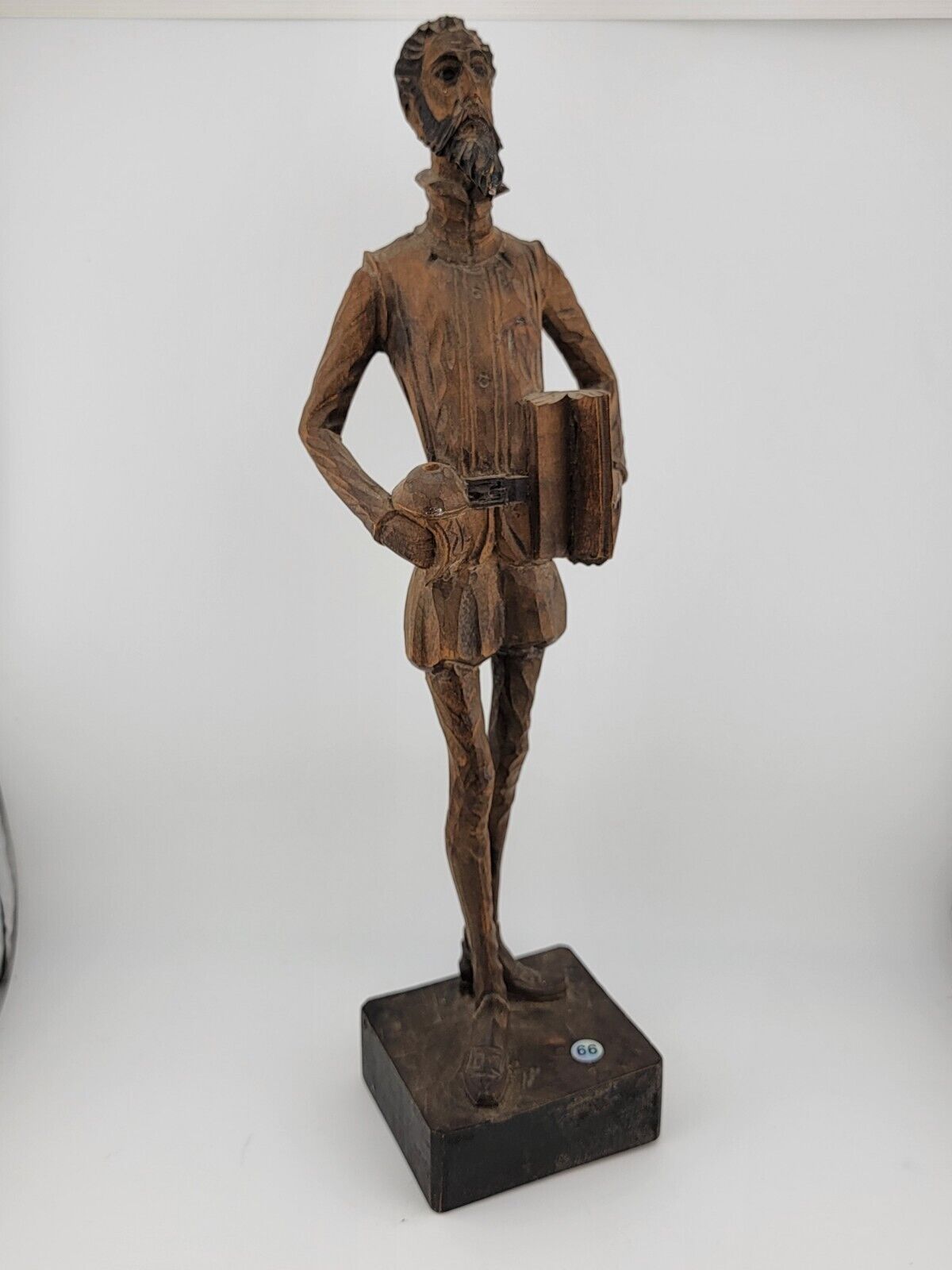 RARE Vintage Ltd Ed. Don Quixote Sculptur(Ouro Artesania) Wooden Figure - Spain