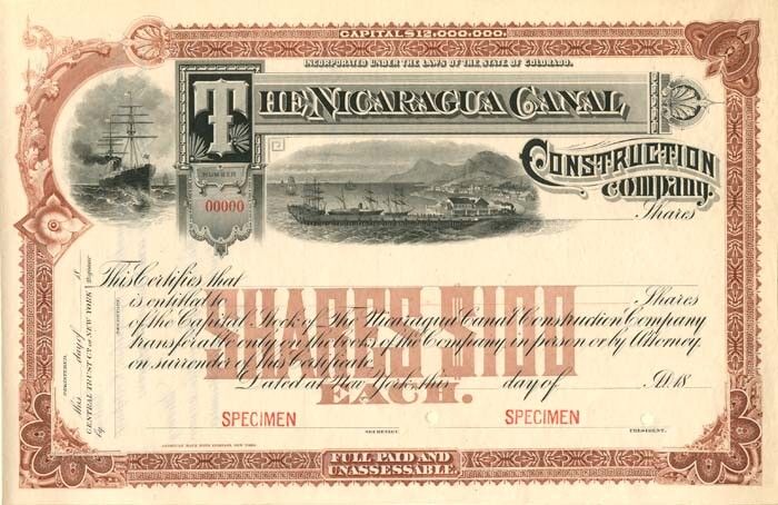 Nicaragua Canal Construction Co. - Foreign Stocks