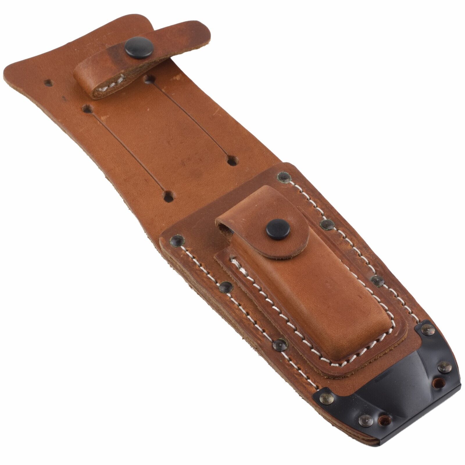 Ontario Leather Sheath Fits 499 Air Force Survival Knife with Sharpening Stone