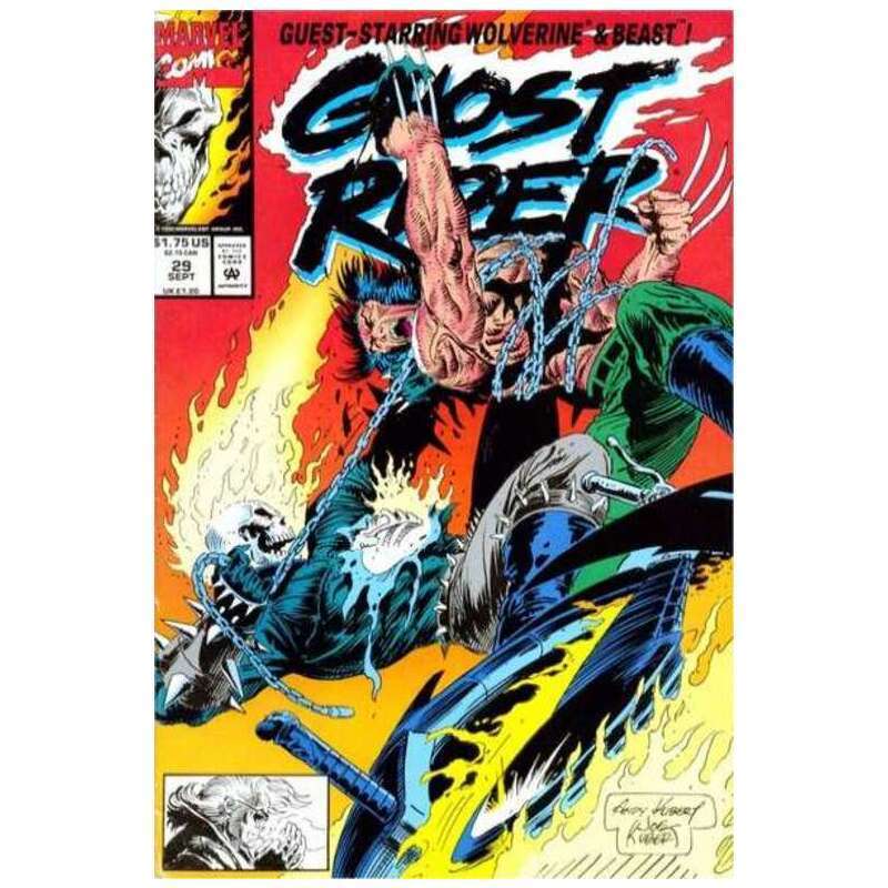 Ghost Rider (1990 series) #29 in Near Mint minus condition. Marvel comics [b%
