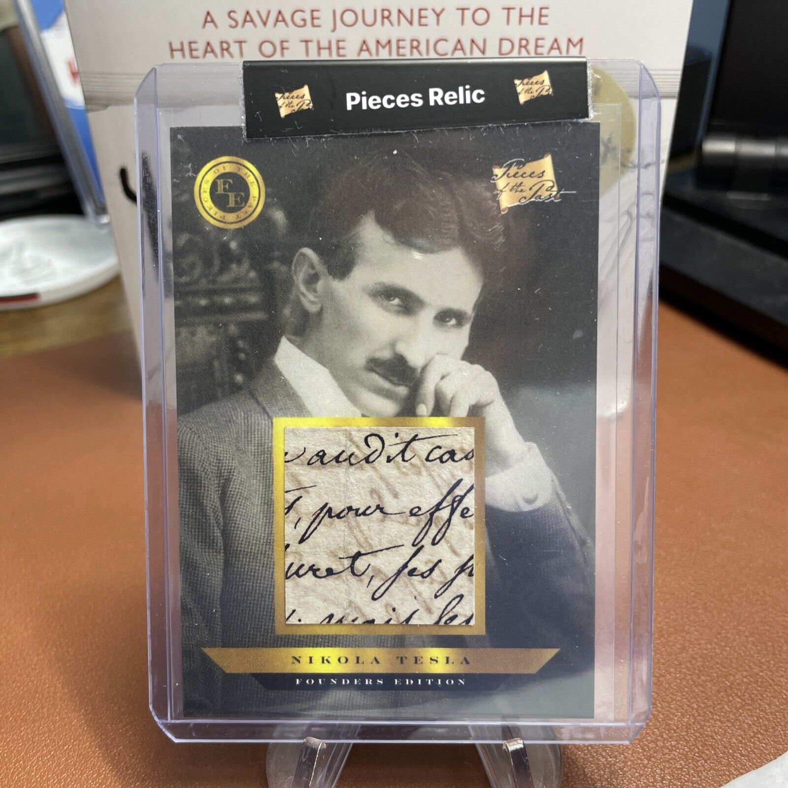 Pieces Of The Past 2023 Nikola Tesla Jumbo Written Relic 🔥⚡️💡🗼