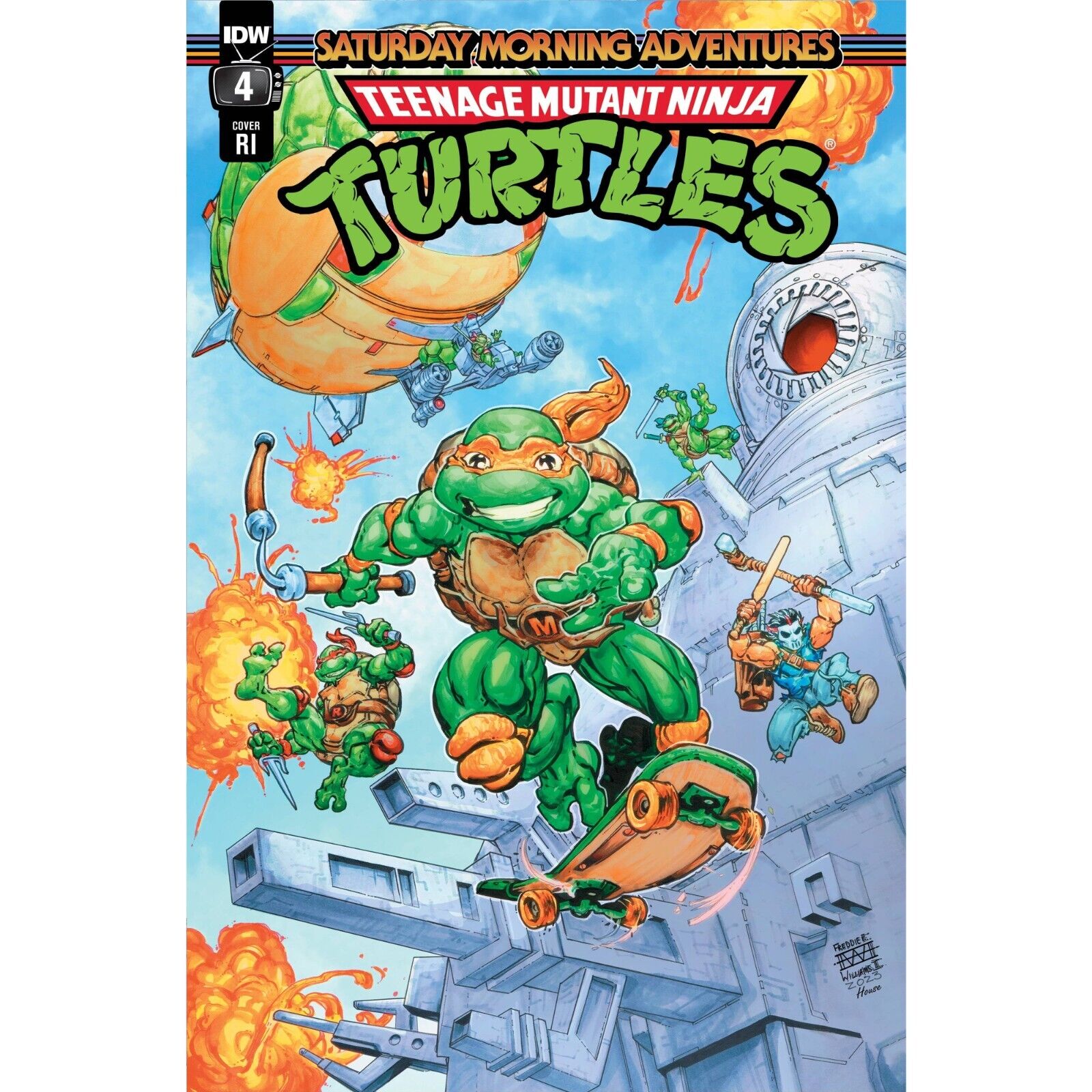 TMNT Saturday Morning Adventures Cont (2023) 4 8 9 10 11 12 | IDW | COVER SELECT