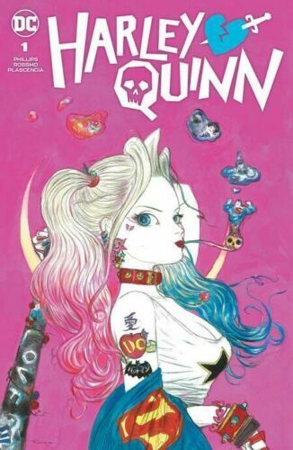 DC Comics 2021 Harley Quinn #1 Team Cover Yoshitaka Amano Card Stock Variant