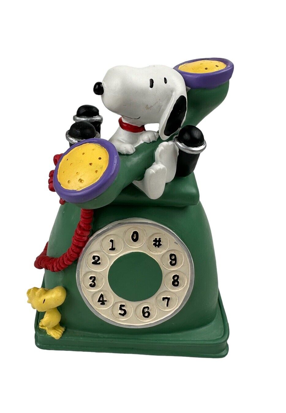 Peanuts SNOOPY PHONE BANK Woodstock Coin Bank RC7567 UFS United Feature Synd
