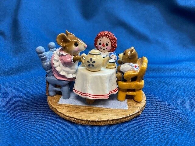 Wee Forest Folk Tea For Three 1991 Retired DS02
