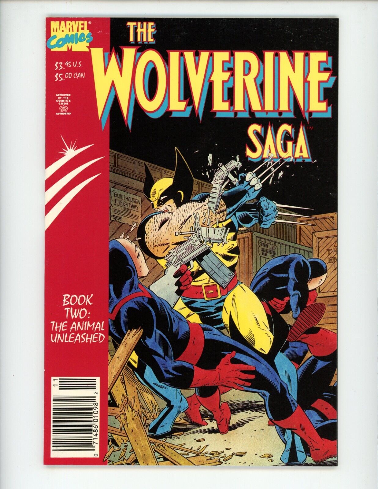 Wolverine Saga #2 Comic Book 1989 NM- Peter Sanderson Jackson Guice