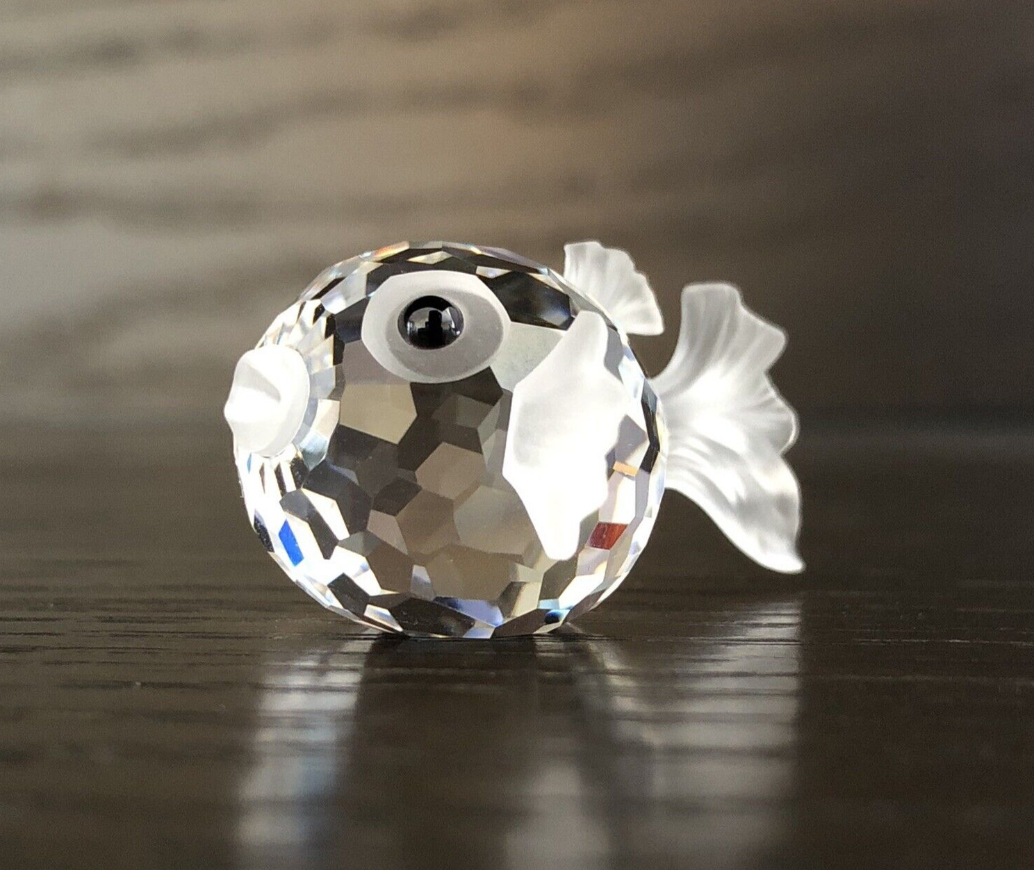 Swarovski Crystal Blowfish Mini Figurine Flawless