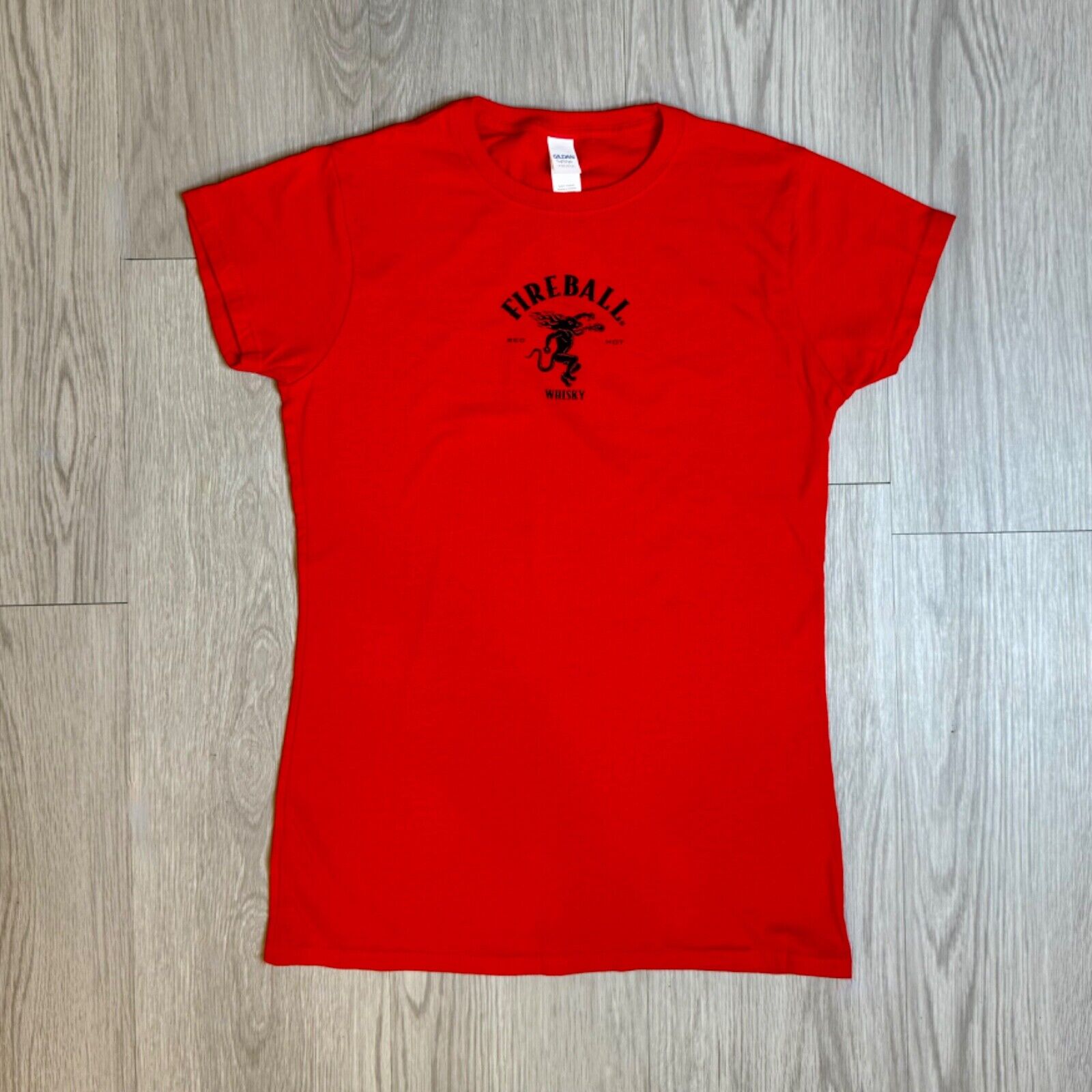 Fireball Womens Red Babydoll T-Shirt Small - Large - Fireball Whisky - Whiskey