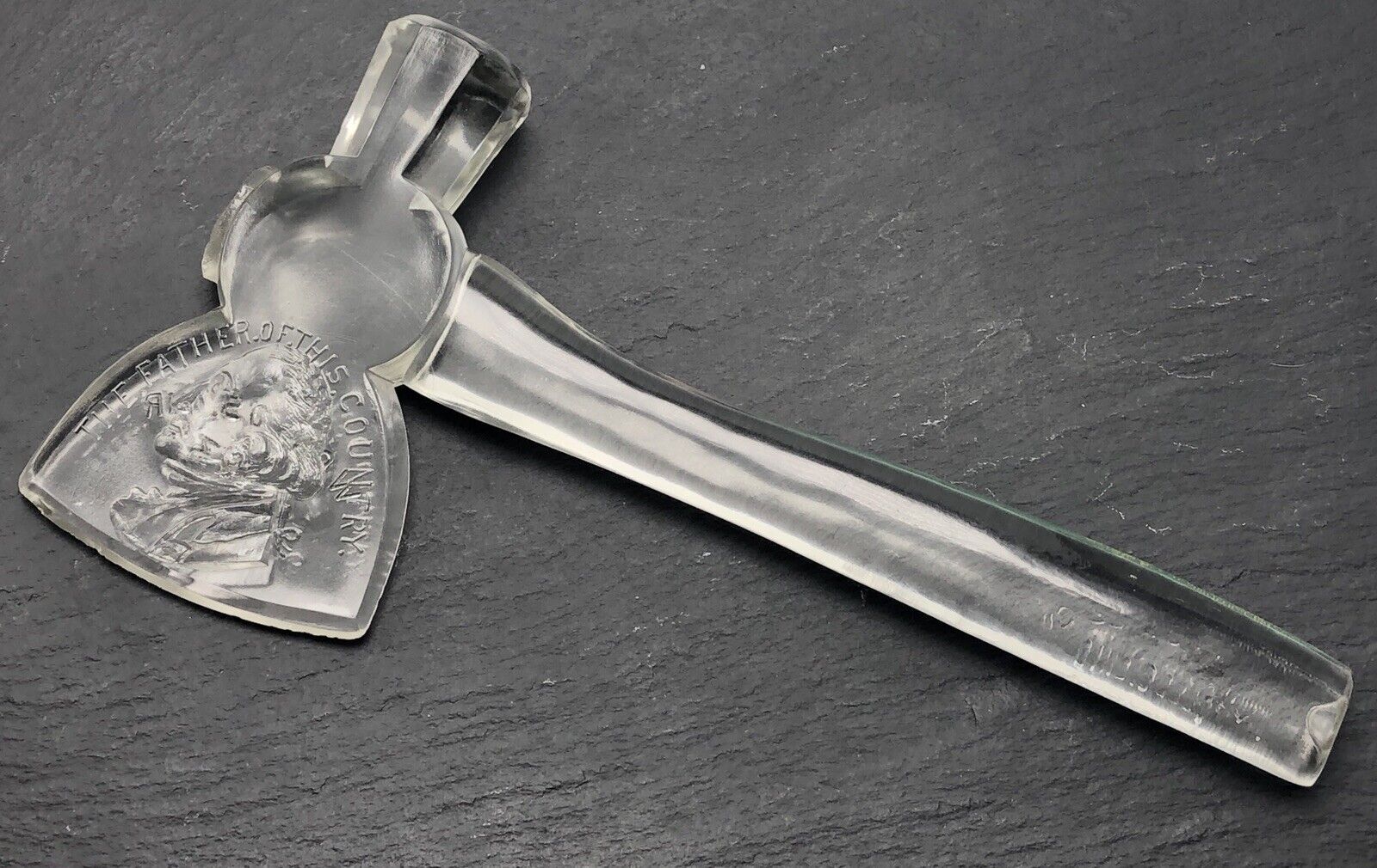 George Washington Glass Axe Father This Country Chicago 1893 World\'s Fair Libbey