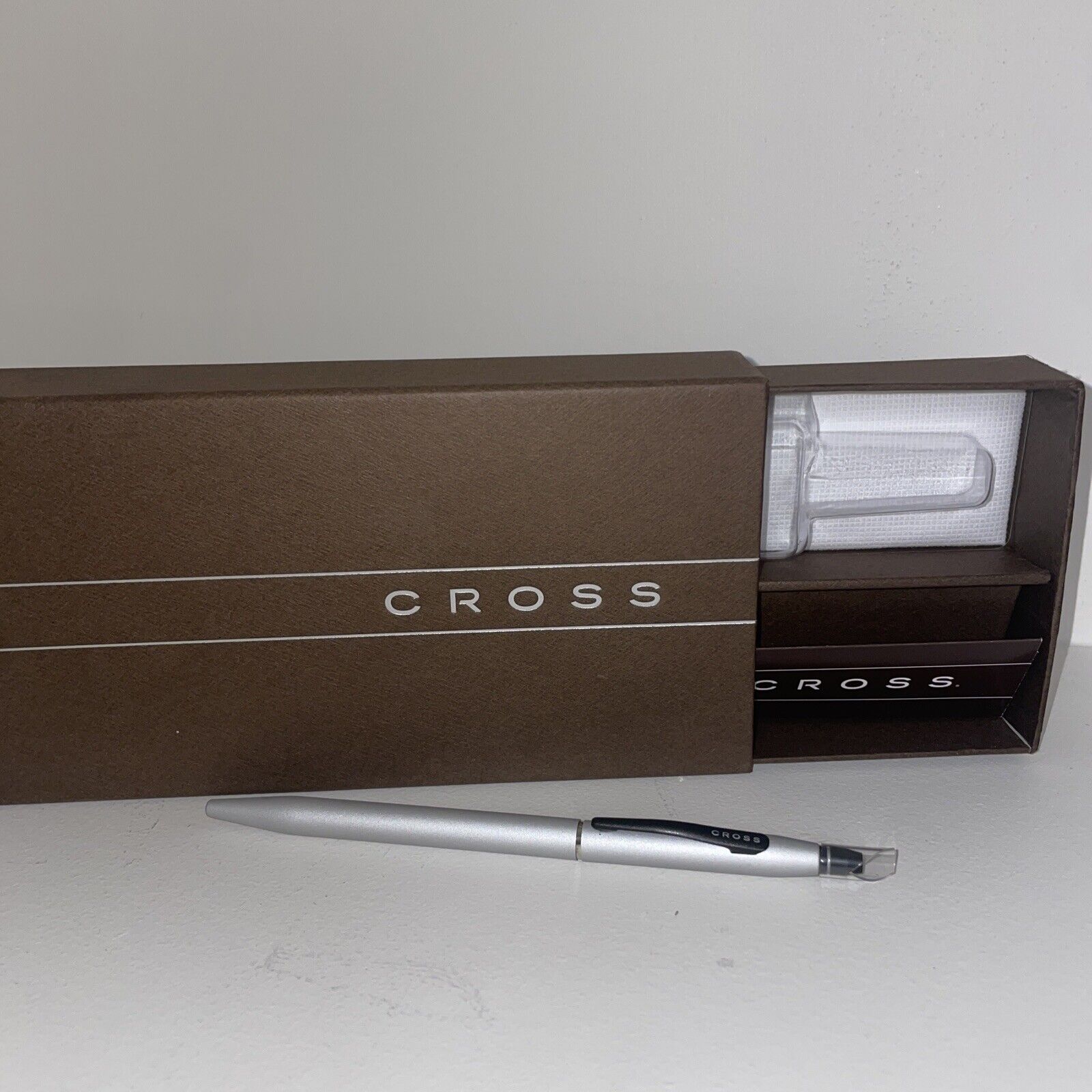 Cross C-Series Metal Silver Selectpoint Rollerball Pen - New In Box