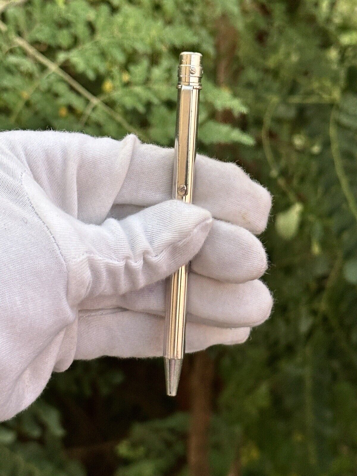 cartier santos ballpoint pen, Small, Palladium Beautiful Pen