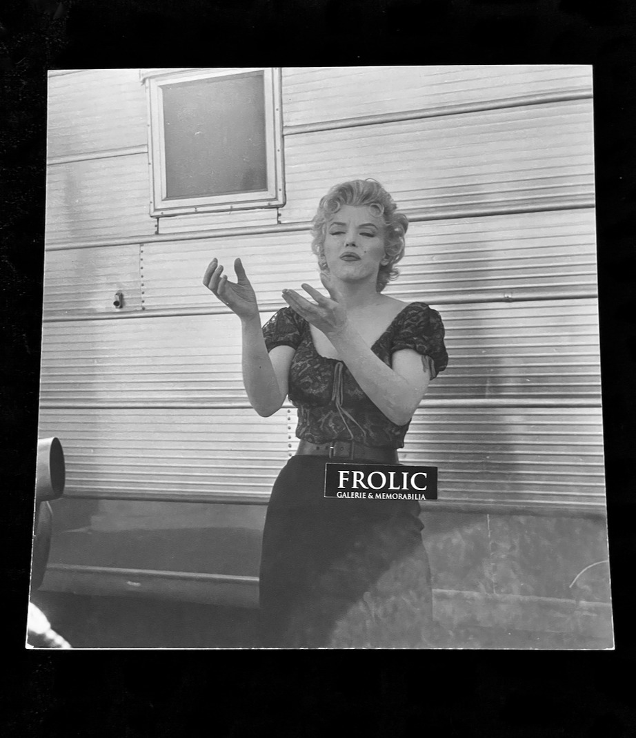 MARILYN MONROE 1956 Original Photo by BOB BEERMAN For Modern Screen Dated Credit