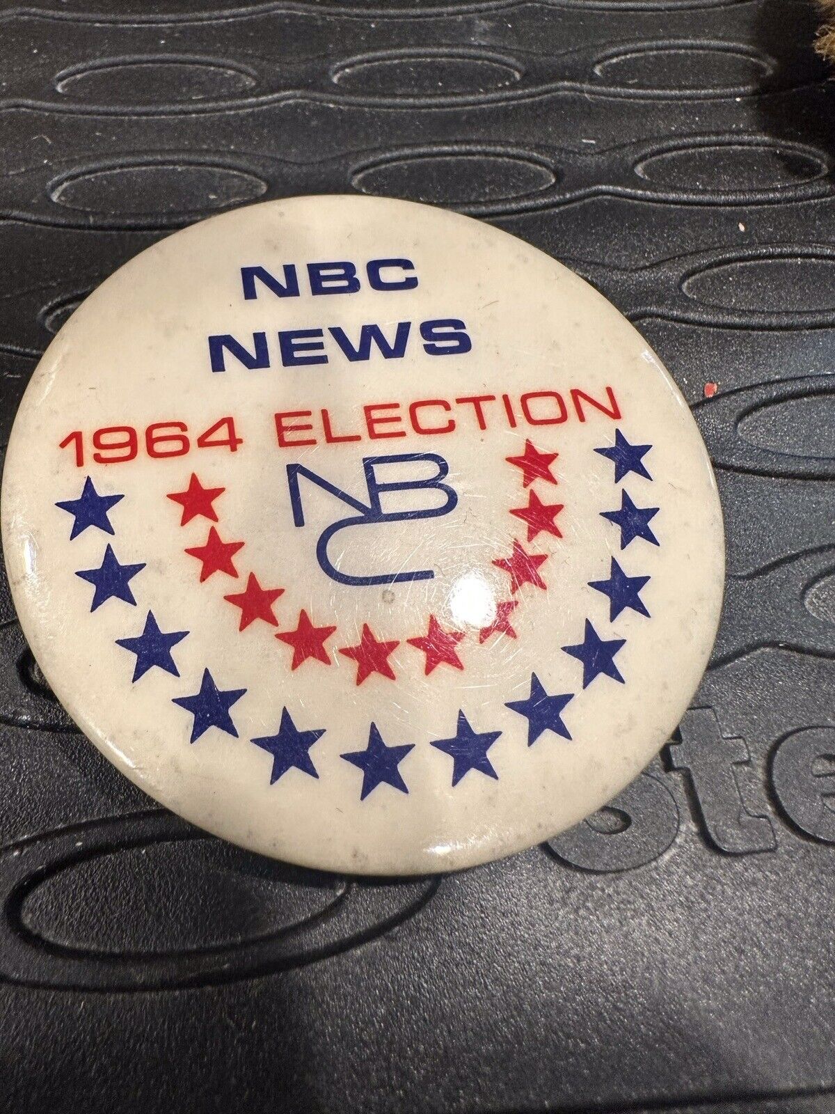 NBC 1964 Election Pin