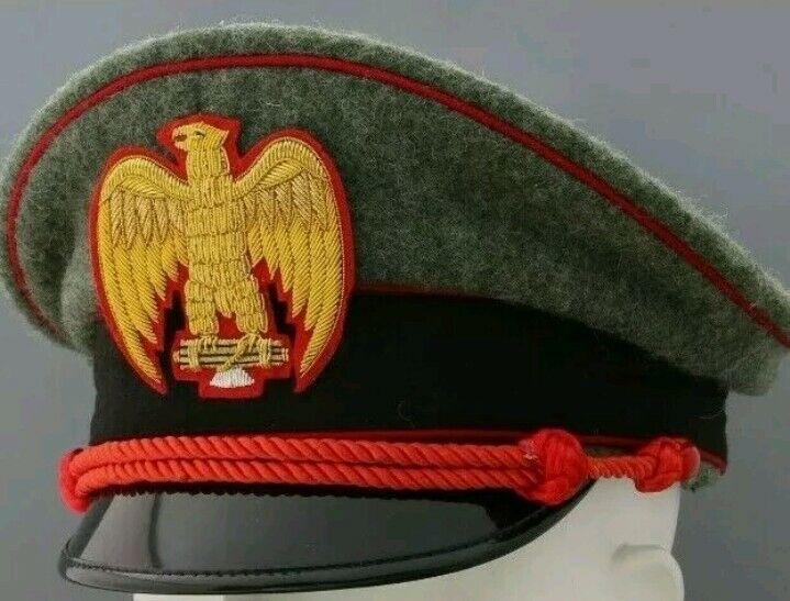 WW2 Italia per berretto da MVSN general visor hat replica rare All Sizes