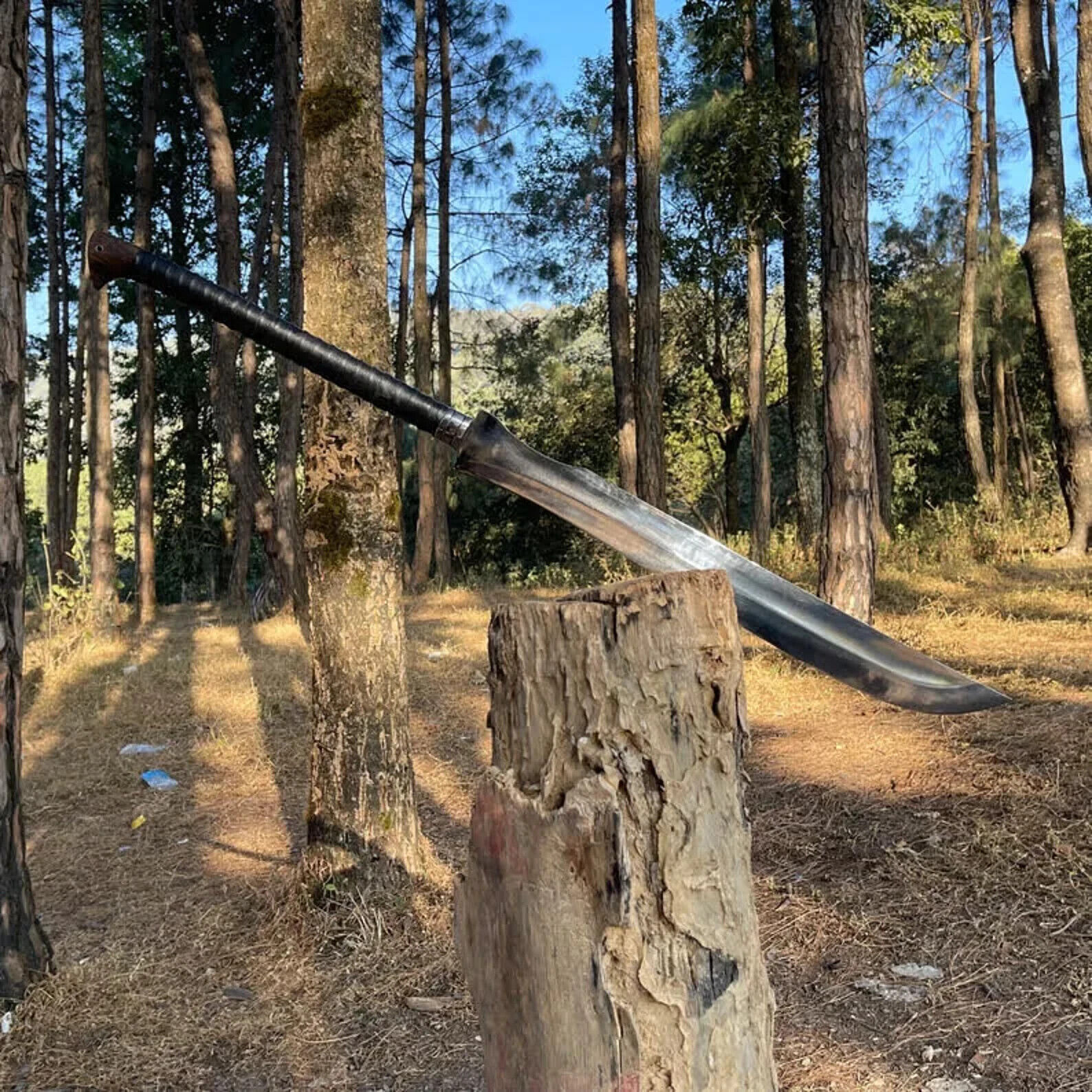 21.5 Inch Hand forged Viking Sword | Truck Leaf Spring Sword | Machete knife