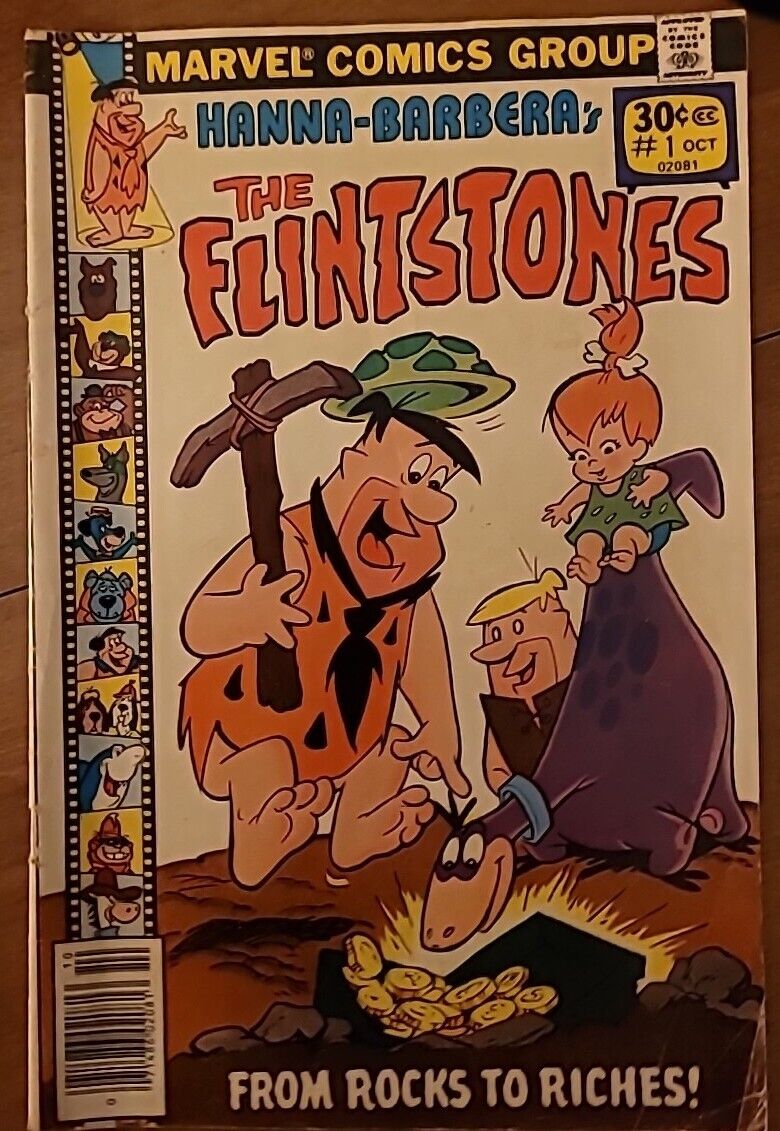 Hanna-Barbera's The Flintstones #1   Marvel • Oct 1977 •  Newsstand