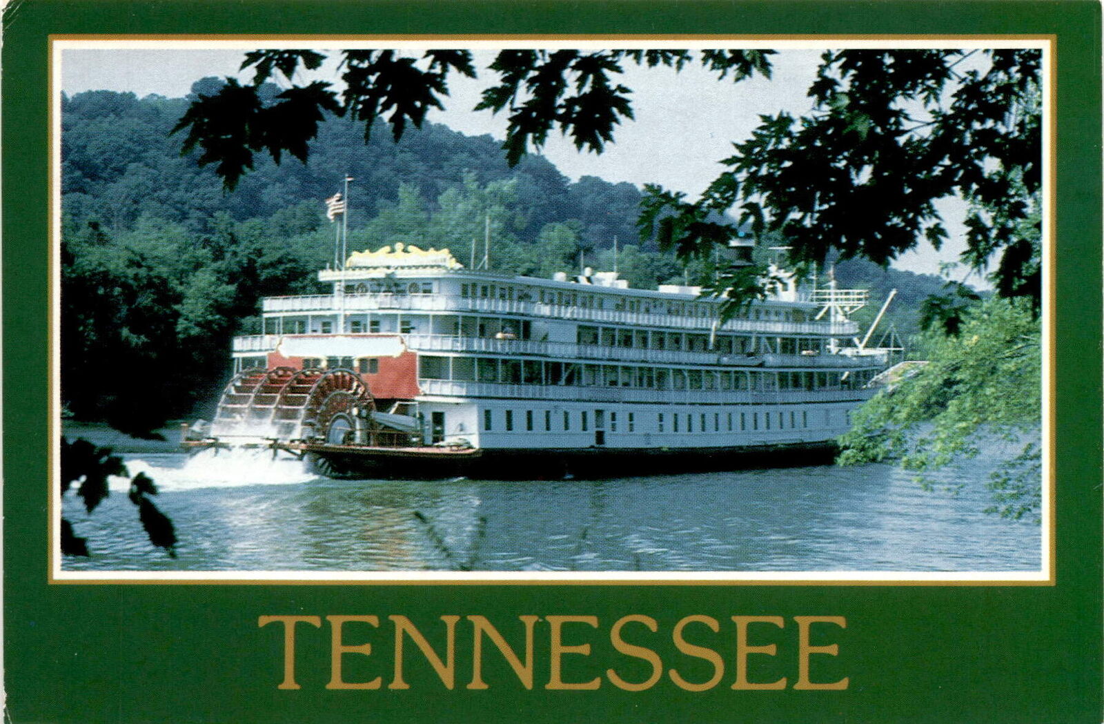 Tennessee Riverboats, General Jackson, Belle Carol, Perry Falcon postcard