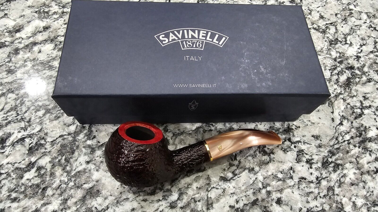 Savinelli Roma Lucite (673KS) (6mm)...New In Box...Italy