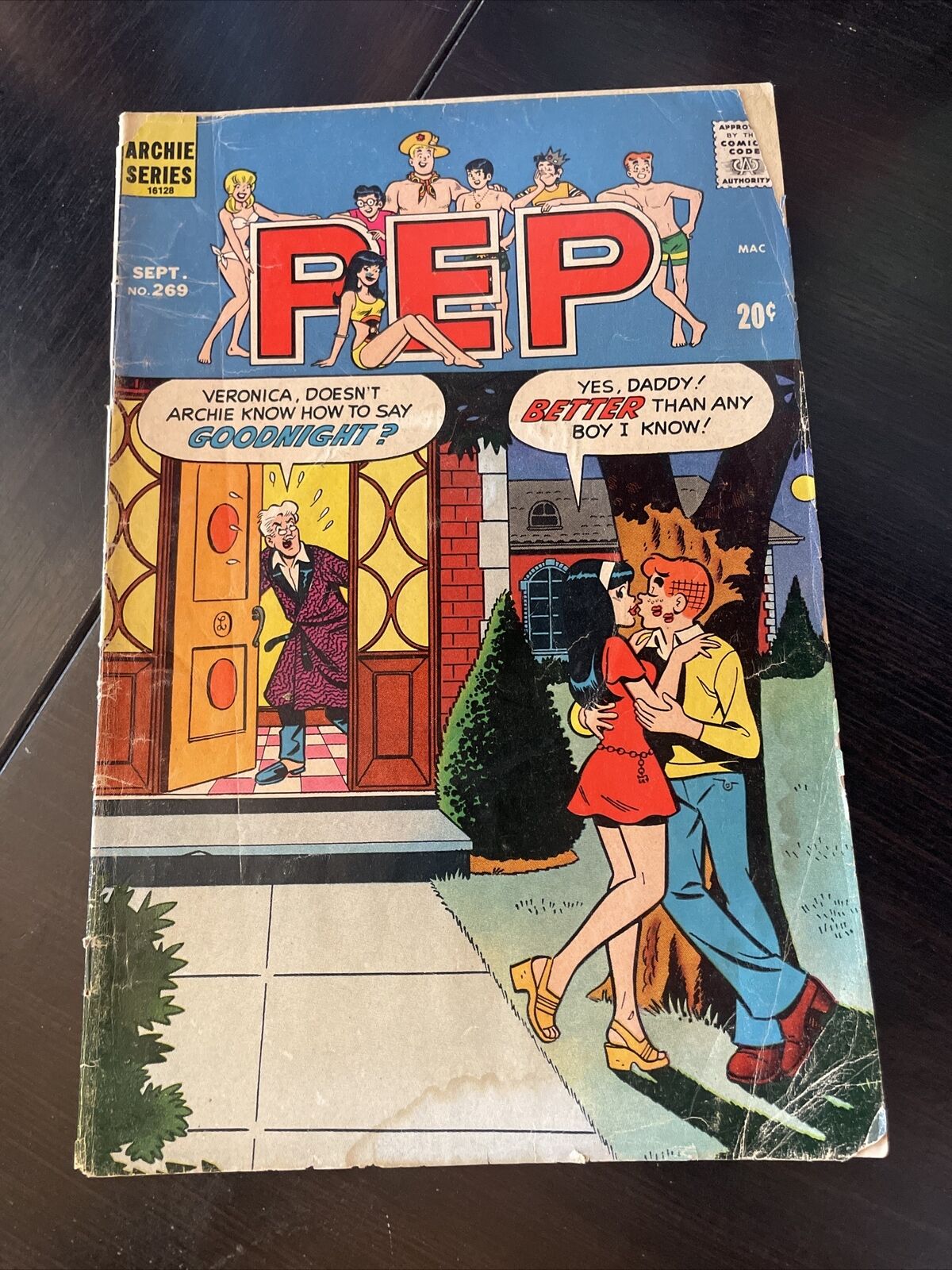 Archie Series, September Issue 269, 1972 PEP