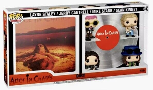 Funko Pop Deluxe Albums: Alice In Chains Dirt #31 Layne Staley Jerry Cantrell