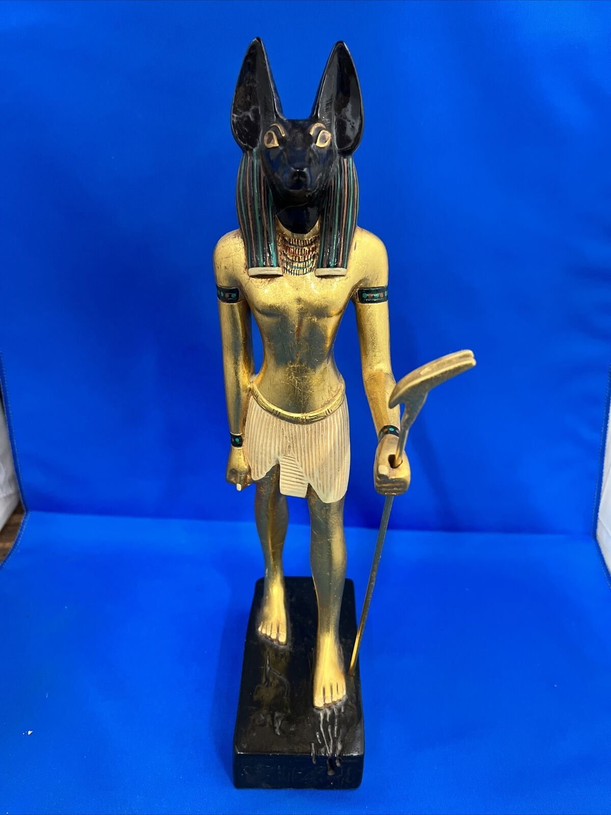 Rare VTG Artisans Guild International Egyptian Anubis Diety Statue AGI