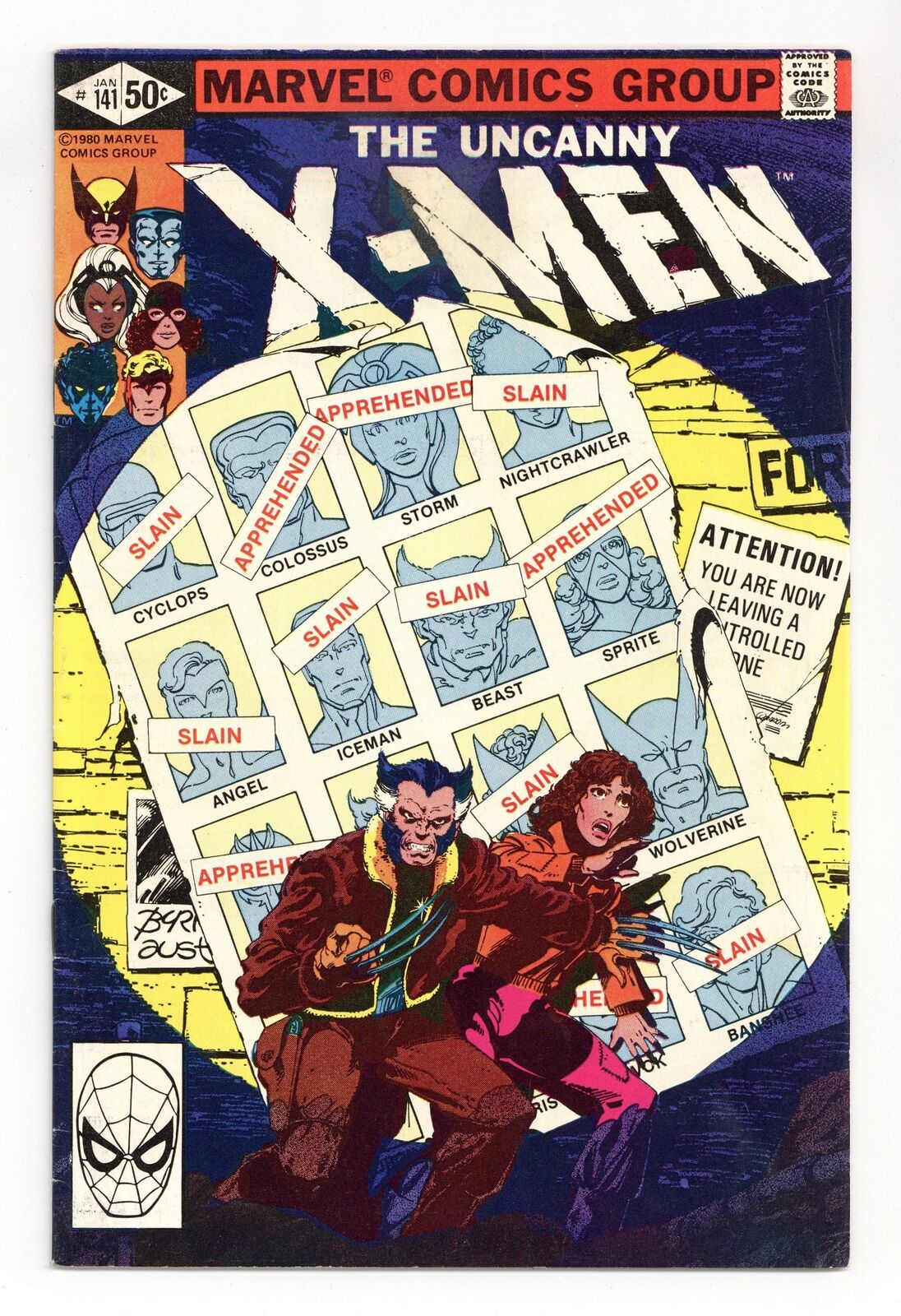 Uncanny X-Men #141D Direct Variant VG/FN 5.0 1981 1st app. Rachel Summers