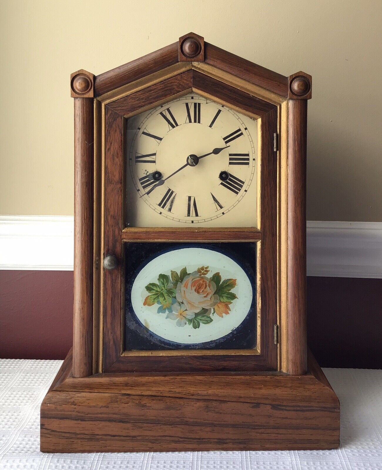 Antique Seth Thomas Clock, Made In USA/ American Clock, Thomaston, CT., Untrsted