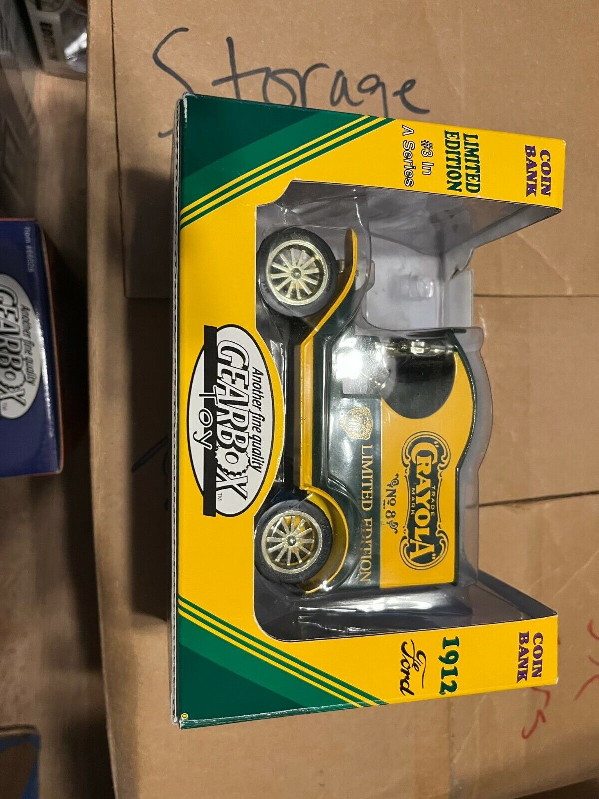 Limited Edition Crayola Gearbox 1912 Model. T Delivery Car Coin Bank