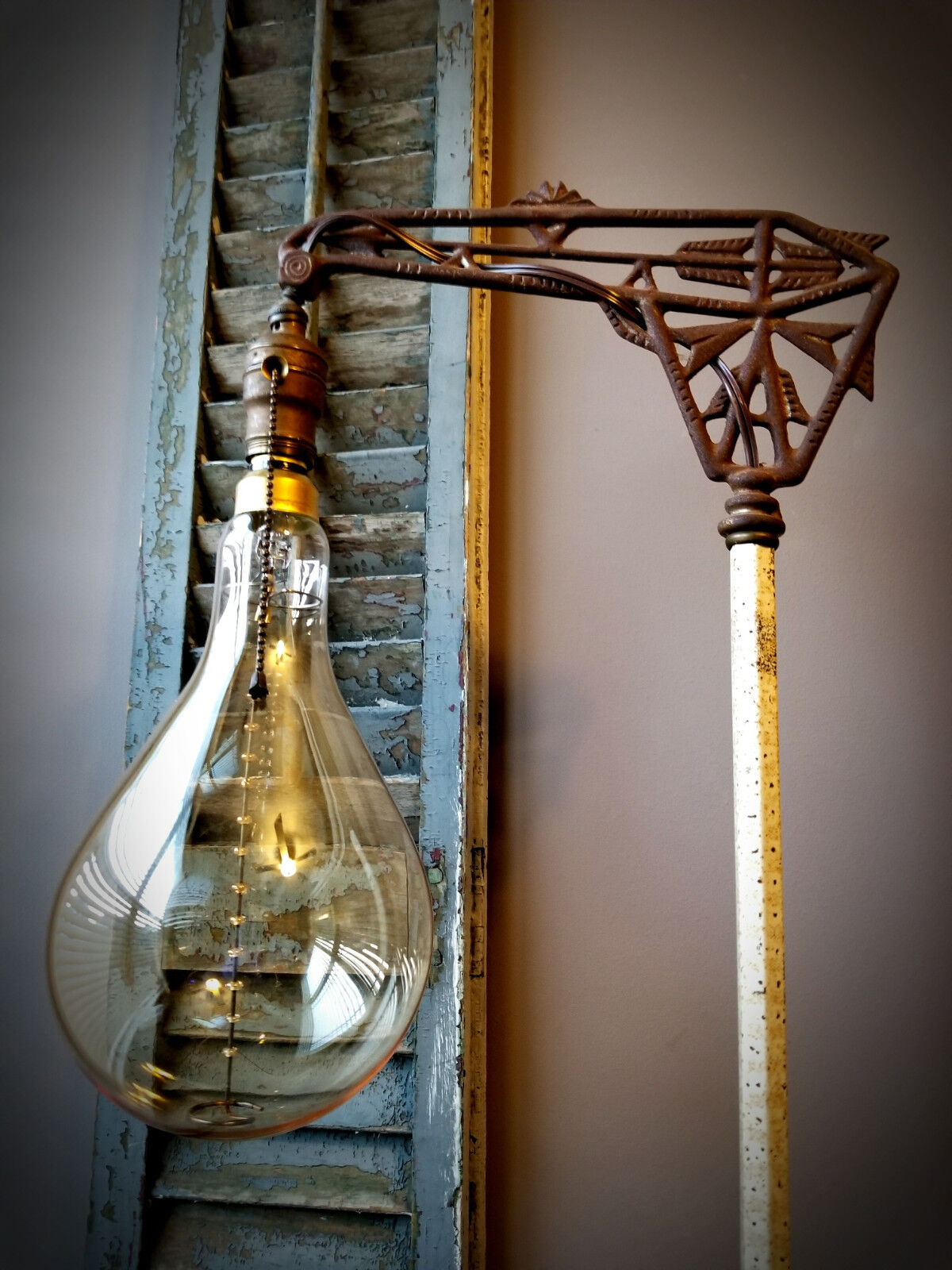 Grand Nostalgic Edison Light Bulb- Oversized Teardrop Shape, 60w Incan. Filament