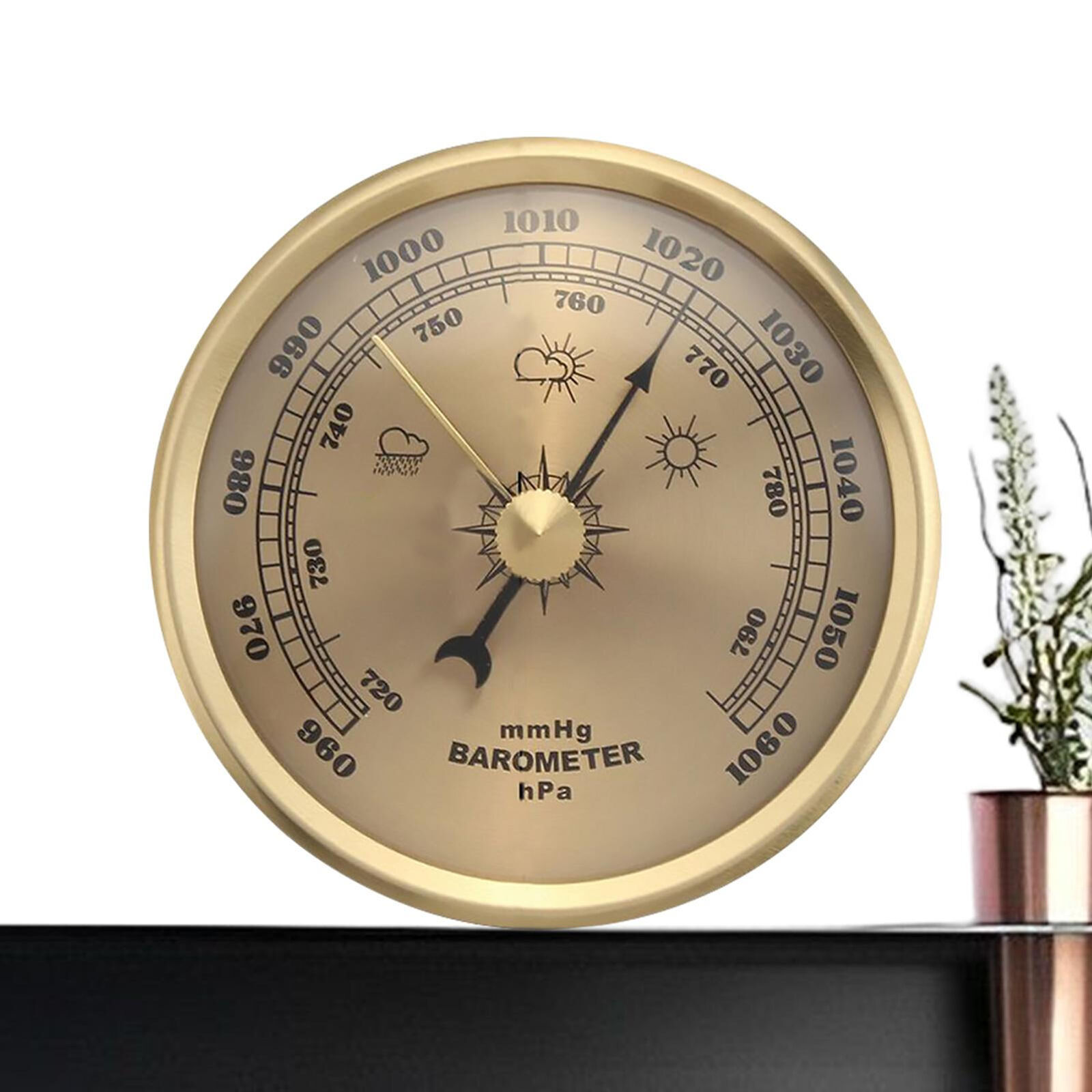 70 Mm Thermometer Barometer Barometer With Integrated Hygrometer New