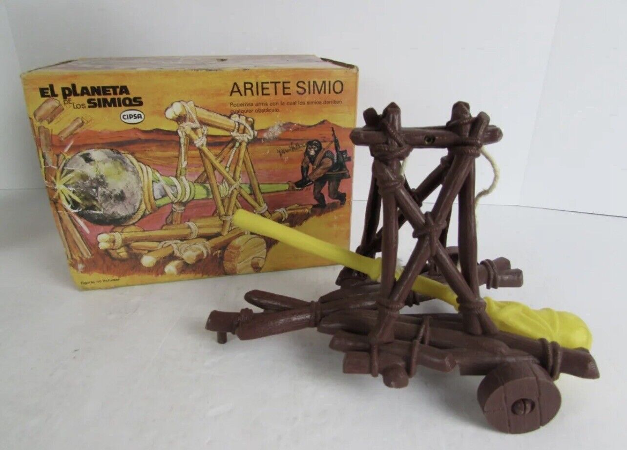 Mego CIPSA  Planet Of the Apes  Mexico Battering Ram Boxed- RARE