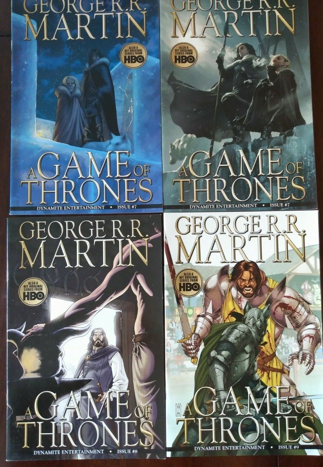 A Game of Thrones: George R.R. Martin #7 #7 #8 #9 Dynamite 2012 1st Printing