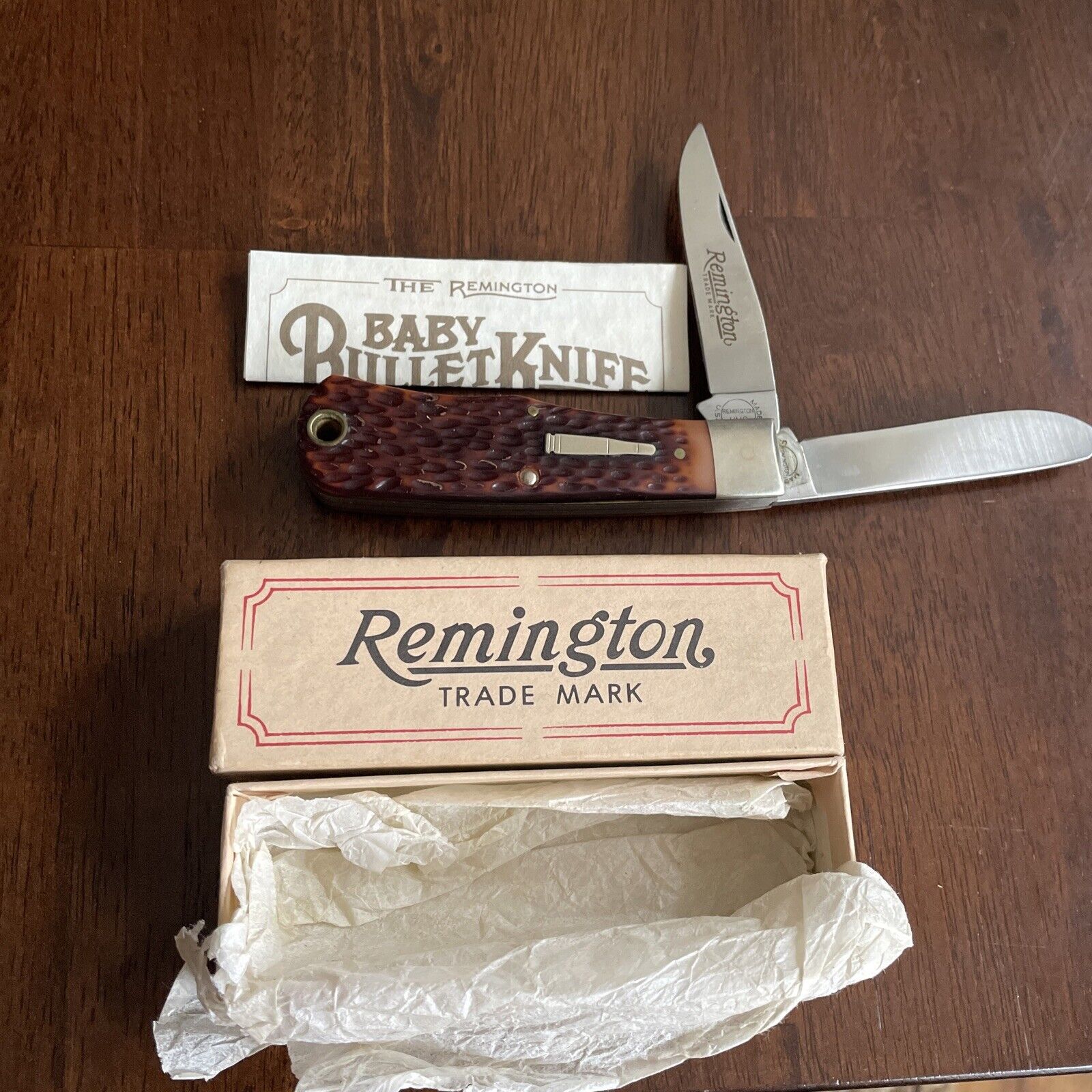 Vintage REMINGTON UMC ONE R1173 “BABY BULLET” KNIFE  1983 - NIB New VTG