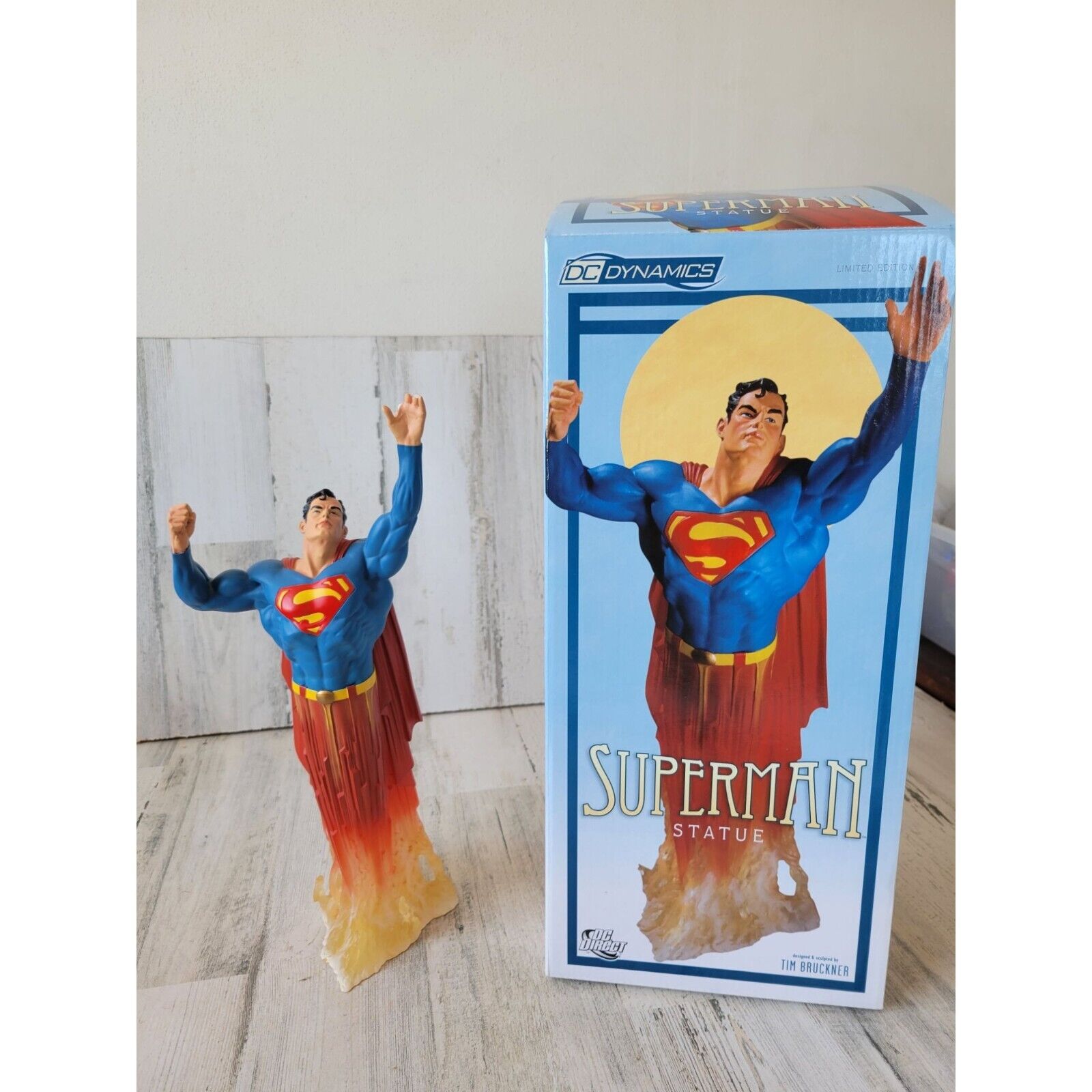 DC Superman Dynamics Bruckner statue figurine AS IS