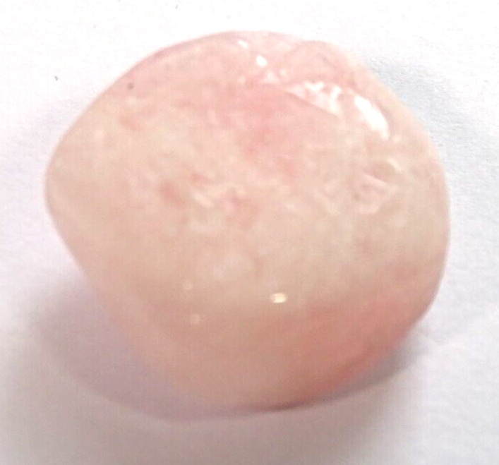 SMALL PINK PETALITE TUMBLESTONE QUALITY  1.8 x 1.7 cm 4.31 gms - heart chakra #2