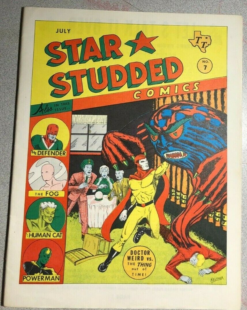 STAR-STUDDED COMICS #7 fanzine (1965) 2nd published George RR Martin story FINE-