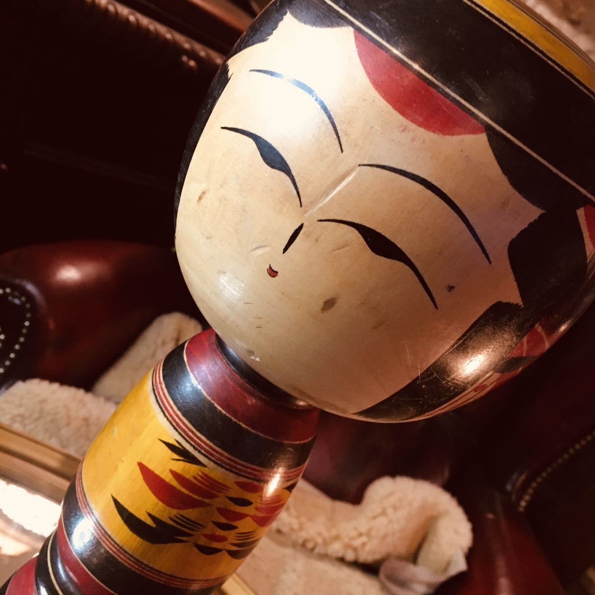 Yufuin Antique Japanese Traditional Sato Kokeshi Doll With An Overwhelming Prese