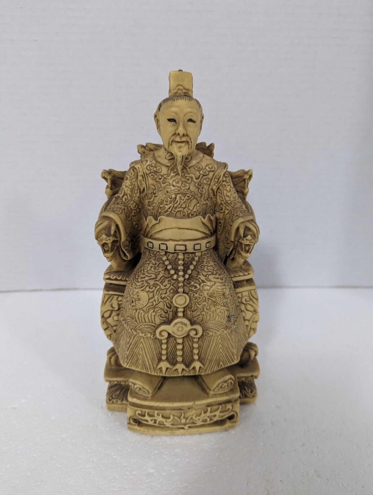 Vintage Oriental Emperor Figurine