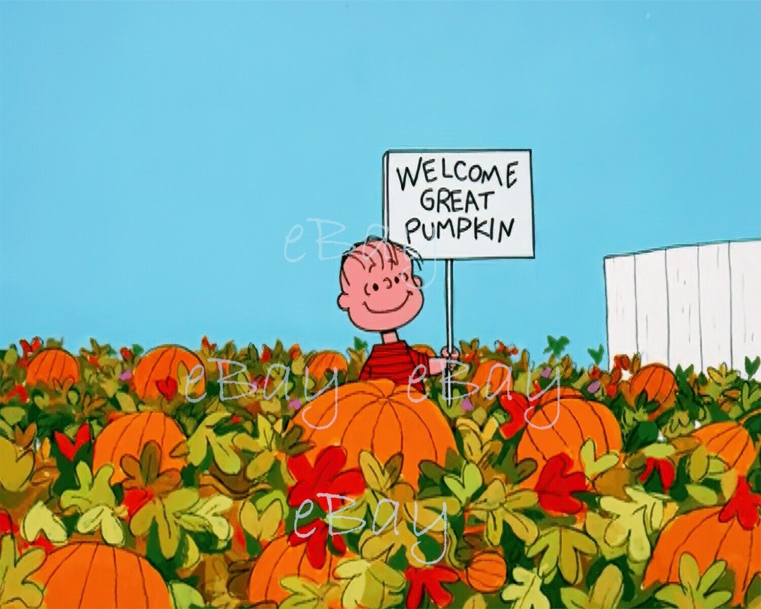 Peanuts Welcome Great Pumpkin 8x10 Photo Reprint