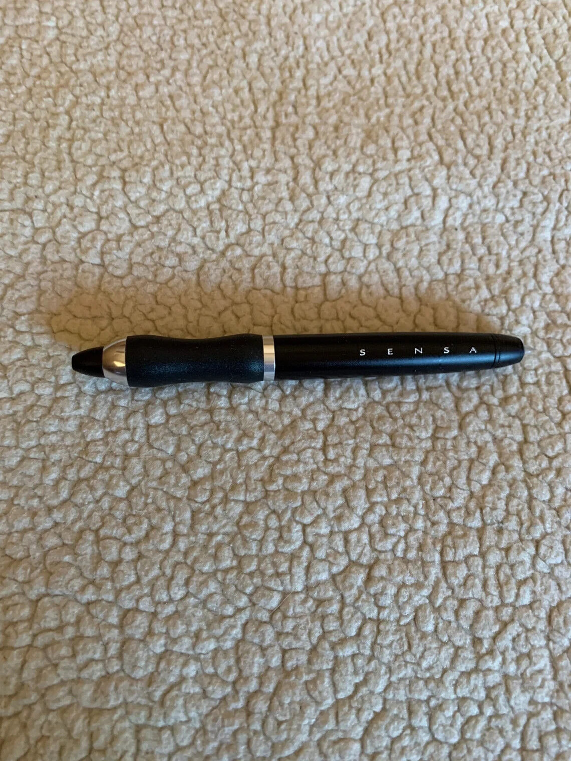 Sensa Minx  Black Ballpoint Pen  In Box   Blue Ink  *