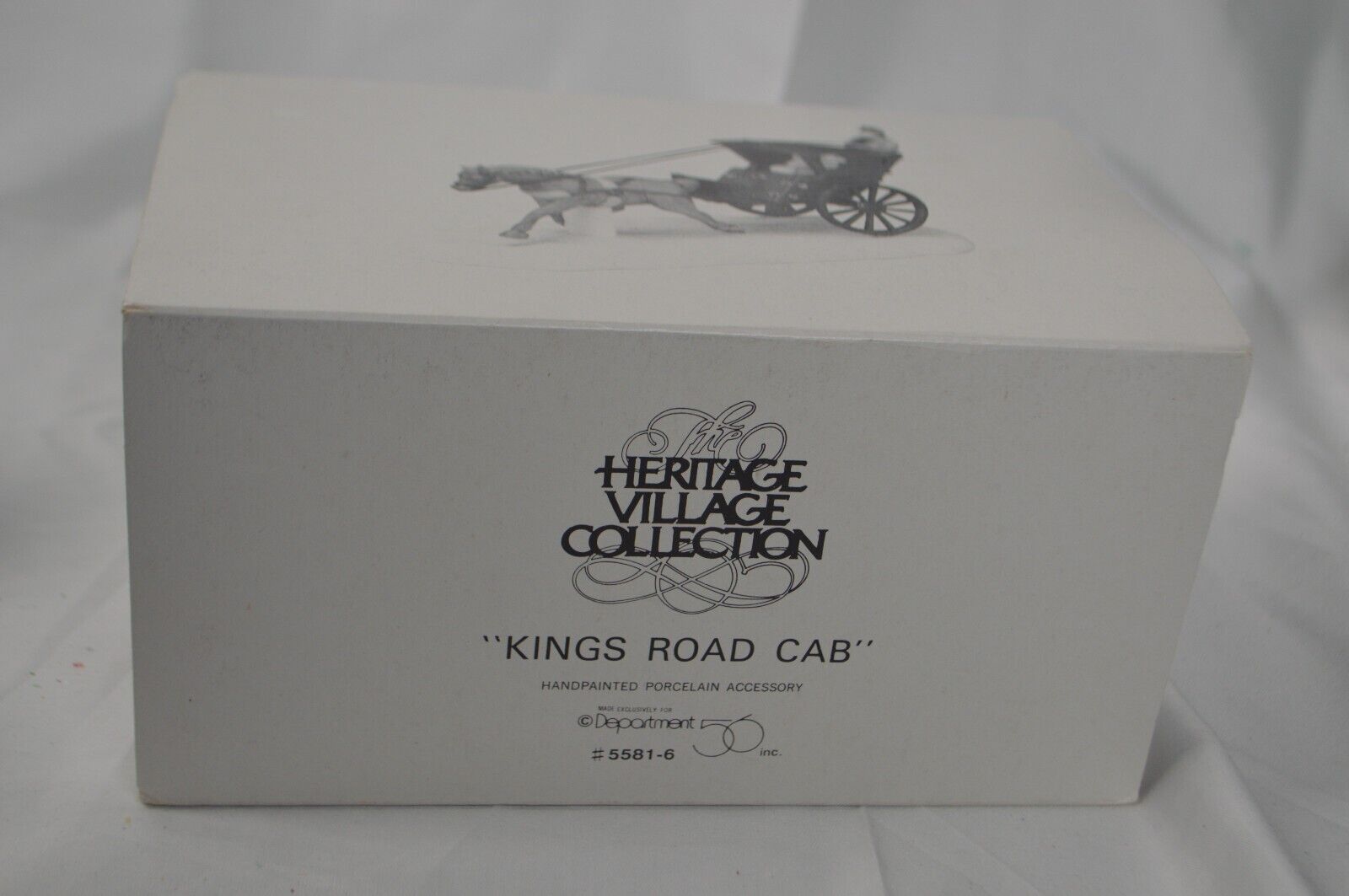 Department 56 Dickens Village Heritage Collection Kings Road Cab 5581-6 NIB