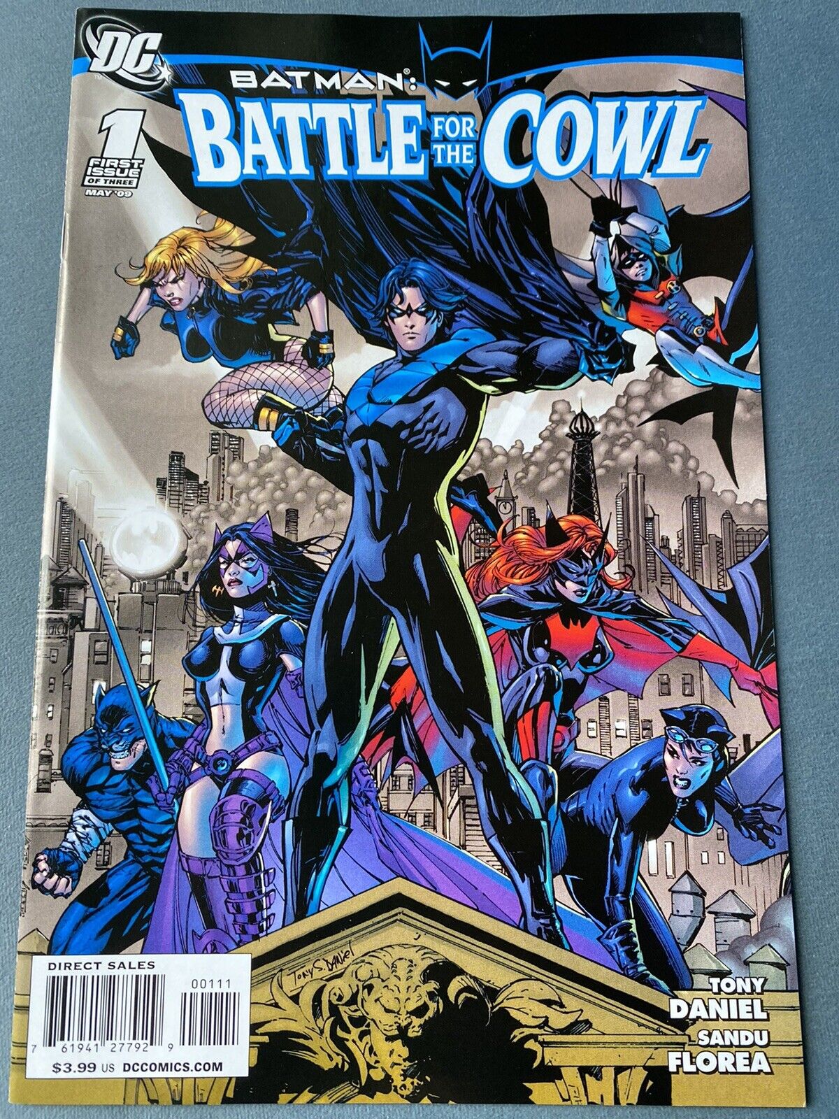 DC Comics BATMAN BATTLE FOR THE COWL 1  2009 Tony Daniel 1ST PRINT NEW UNREAD
