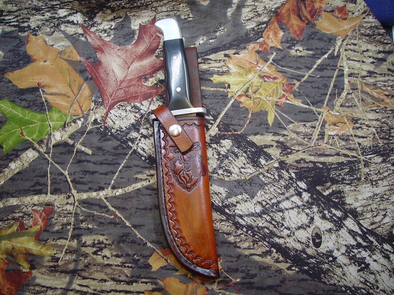 Leather Custom Buck 124 Sheath No Knife