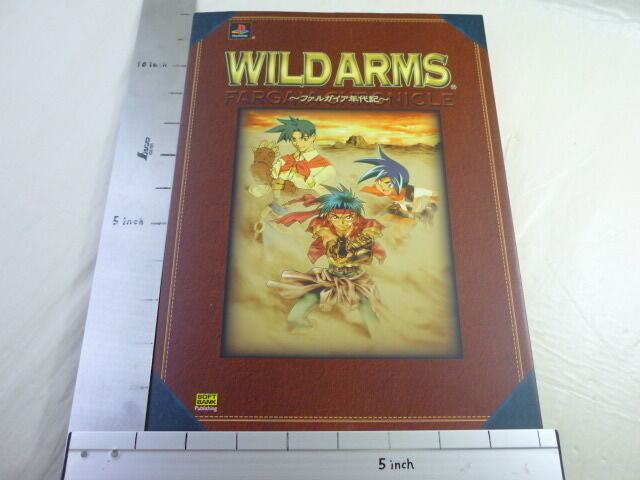WILD ARMS Fargaia Chronicle Art Guide Book PS SB*