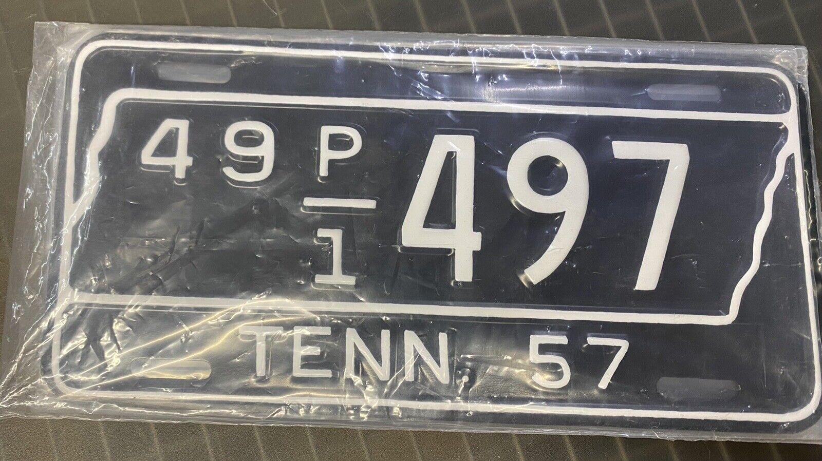 1957 Tennessee License Plates for Truck (pair)