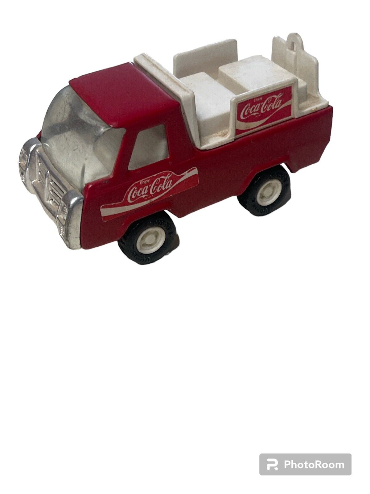 VTG Coca Cola Coke Buddy L 1980's Metal Pressed Steel Delivery Truck No Crates